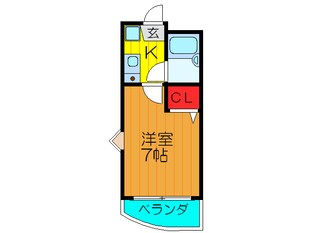 グロー西三荘駅前ビルの物件間取画像